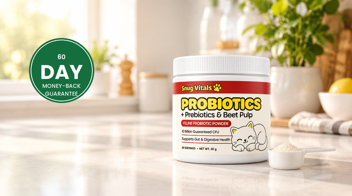 Snug Vitals tub with 60-day money-back guarantee badge